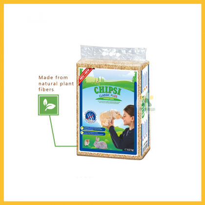CHIPSI Classic Plus Small Animal Bedding 60L